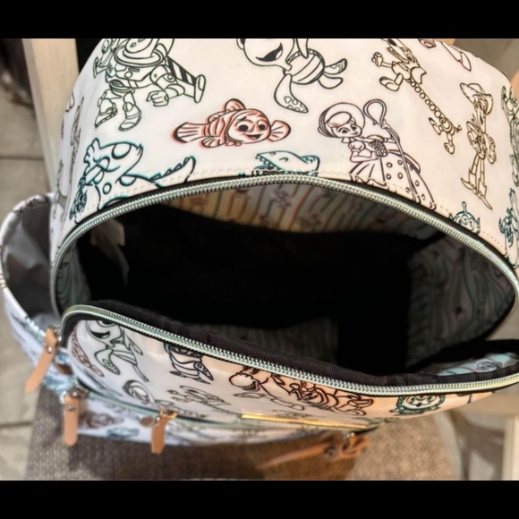 Petunia Pickle Bottom Cream and Black Baby Bag - Picture 3 of 5